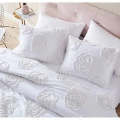Best deal ❤️ Rambling Rose Duvet Cover Set Snow White - Betseyville 🎉 -Bedding Sets & Collections Sales Shop unnamed file 9676