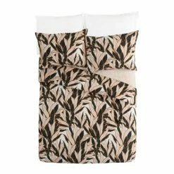 Best deal 💯 3pc Leaves Duvet Set - Teresa Chan for Makers Collective Black 💯