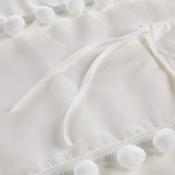 Best Sale ❤️ Madison Park Elly Pom Pom Cotton Duvet Cover Set Ivory ❤️ -Bedding Sets & Collections Sales Shop unnamed file 9746