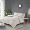 Deals 🌟 Madison Park Roselle Cotton Seersucker Duvet Cover Set Gray 🔔