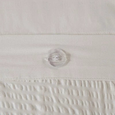 Deals π Madison Park Roselle Cotton Seersucker Duvet Cover Set Gray π 8 Deals π Madison Park Roselle Cotton Seersucker Duvet Cover Set Gray π - Image 8