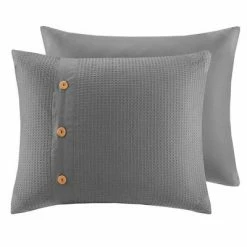 Flash Sale 👏 Madison Park 3pc Lucina Cotton Waffle Weave Duvet Cover Set Gray ⌛ -Bedding Sets & Collections Sales Shop unnamed file 9789