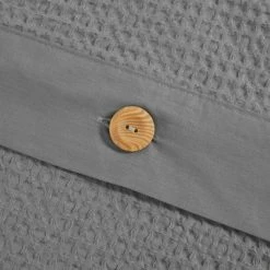 Flash Sale 👏 Madison Park 3pc Lucina Cotton Waffle Weave Duvet Cover Set Gray ⌛ -Bedding Sets & Collections Sales Shop unnamed file 9795