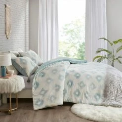 Brand new 🛒 Madison Park Chloe Cotton Duvet Cover Set Aqua 🛒 -Bedding Sets & Collections Sales Shop unnamed file 9816