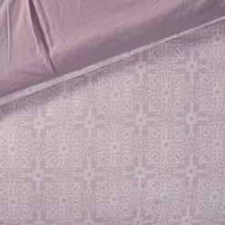 Deals 😀 Madison Park King/California King 4pc Alicia Embroidered Cotton Reversible Duvet Cover Set Lavender ✨ -Bedding Sets & Collections Sales Shop unnamed file 9840