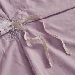 Deals 😀 Madison Park King/California King 4pc Alicia Embroidered Cotton Reversible Duvet Cover Set Lavender ✨ -Bedding Sets & Collections Sales Shop unnamed file 9841