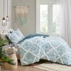 New 🔥 Madison Park 3pc Isadora Cotton Duvet Cover Set Teal ❤️