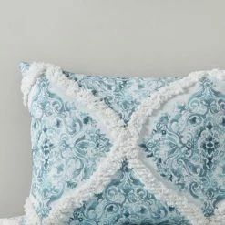 New 🔥 Madison Park 3pc Isadora Cotton Duvet Cover Set Teal ❤️ -Bedding Sets & Collections Sales Shop unnamed file 9864