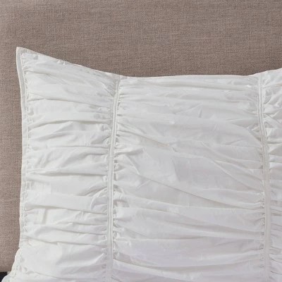 Brand new β€οΈ Madison Park 4pc Pacifica Duvet Cover Set White π 4 Brand new β€οΈ Madison Park 4pc Pacifica Duvet Cover Set White π - Image 4