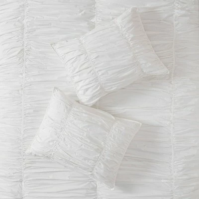 Brand new β€οΈ Madison Park 4pc Pacifica Duvet Cover Set White π 10 Brand new β€οΈ Madison Park 4pc Pacifica Duvet Cover Set White π - Image 10