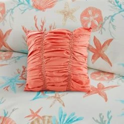 Best Sale 🛒 Madison Park Ocean View Duvet Cover Set Coral - 6pc 🔔 -Bedding Sets & Collections Sales Shop unnamed file 9890