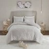 Best reviews of 🎉 3pc Danica Tufted Cotton Chenille Floral Duvet Cover Set - Madison Park ✔️