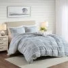 Buy 👏 Madison Park Raven Cotton Clipped Duvet Cover Set Taupe 🔥