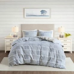 Buy 👏 Madison Park Raven Cotton Clipped Duvet Cover Set Taupe 🔥 -Bedding Sets & Collections Sales Shop unnamed file 9943