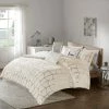 Discount 🔔 Intelligent Design Arielle Metallic Printed Duvet Cover Set Ivory/gold 👏