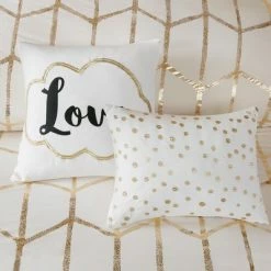 Discount 🔔 Intelligent Design Arielle Metallic Printed Duvet Cover Set Ivory/gold 👏 -Bedding Sets & Collections Sales Shop unnamed file 9967