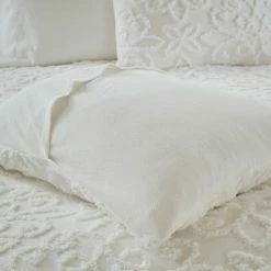 New 🔔 Madison Park Amber Tufted Cotton Chenille Duvet Cover Set White ✨ -Bedding Sets & Collections Sales Shop unnamed file 9987